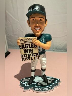 Nick Foles, Philadelphia Eagles Super Bowl champs bobble head